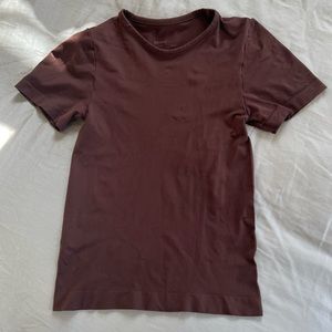 *SOLD* SKIM Soft Smoothing Seamless T Shirt in Cocoa
